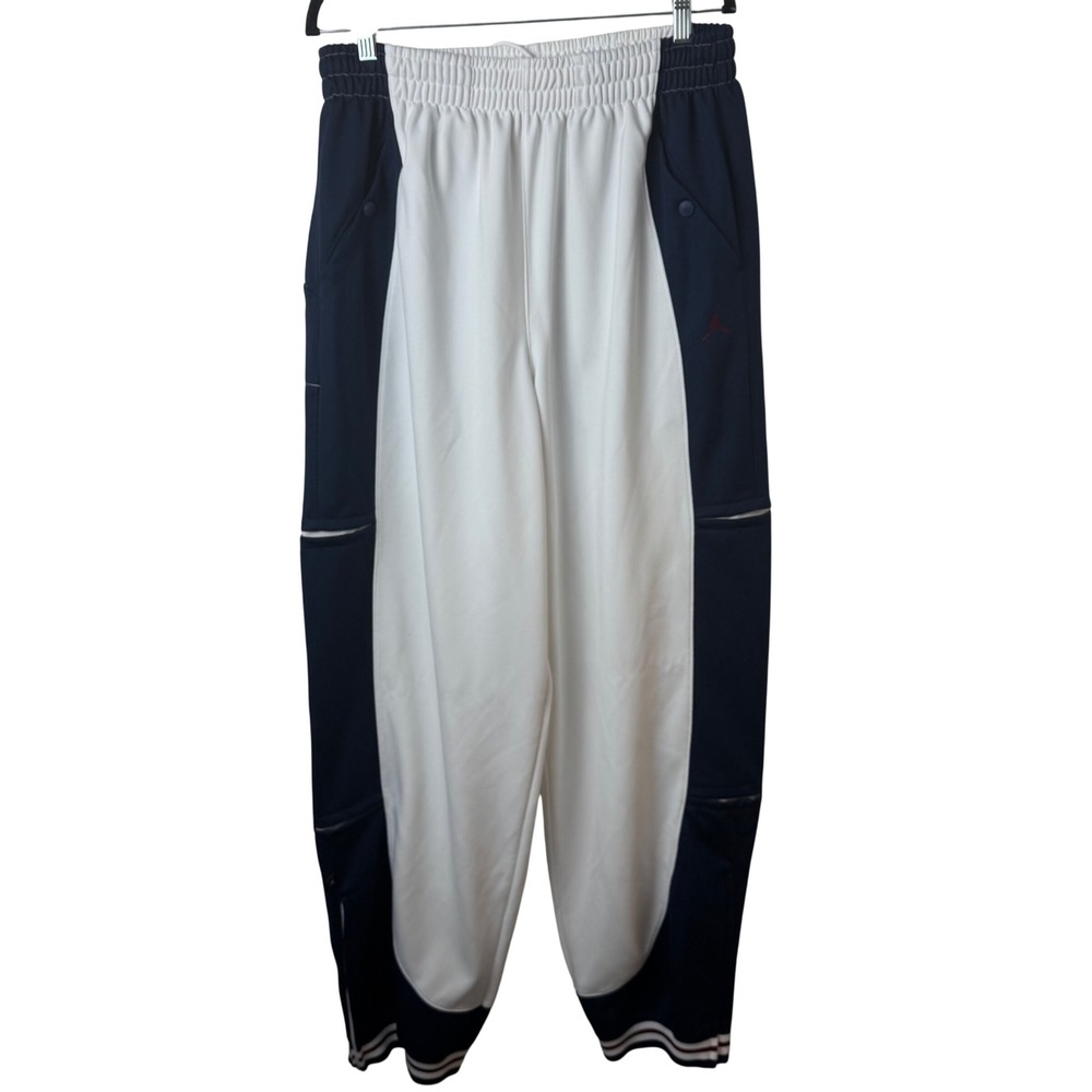 Jordan Track Pants Mens XXL Blue White Jumpman Mesh Warm Up